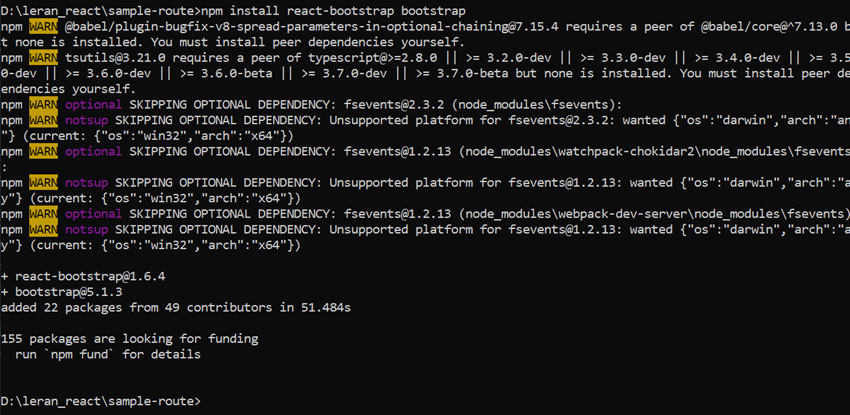 Create Route in React